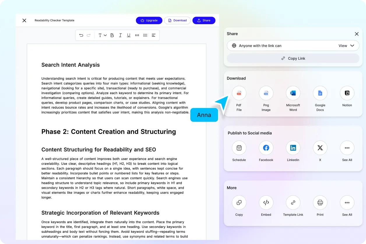 Free AI Readability Checker, AI Readability Analysis Tool Online [ No Signup ]